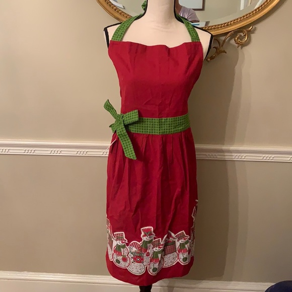 Pier One Holiday Apron -OS - Picture 1 of 8